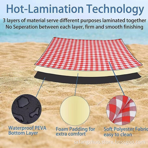 Tapis de camping personnalisé en plein air super confortable